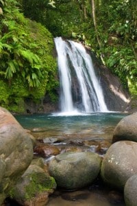 Waterfall on Guadeloupe island - International Magazine Kreol Waterfall on Guadeloupe island