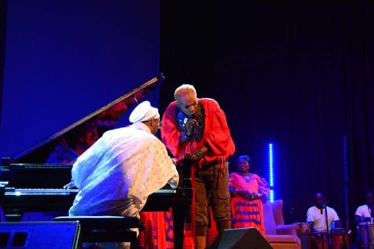 Omar Sosa - International Magazine Kreol Omar Sosa and Erol Josue at 2016 PAP Haiti Jazz Festival, Port-au-Prince, Haiti.
