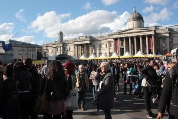 ‘Africa on the Square’ festival was held in London’s Trafalgar Square on October 11th 2014 to celebrate the capital’s African community during Black History Month.