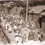 Market Street, Roseau, during Carnival.