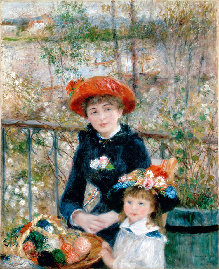 Renoir,_Pierre-Auguste_-_The_Two_Sisters,_On_the_Terrace - International Magazine Kreol Pierre-Auguste Renoir