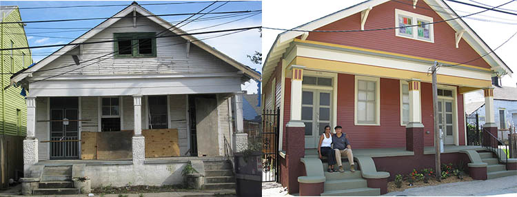 Before and after restoration 4 - International Magazine Kreol Before and after restoration 4