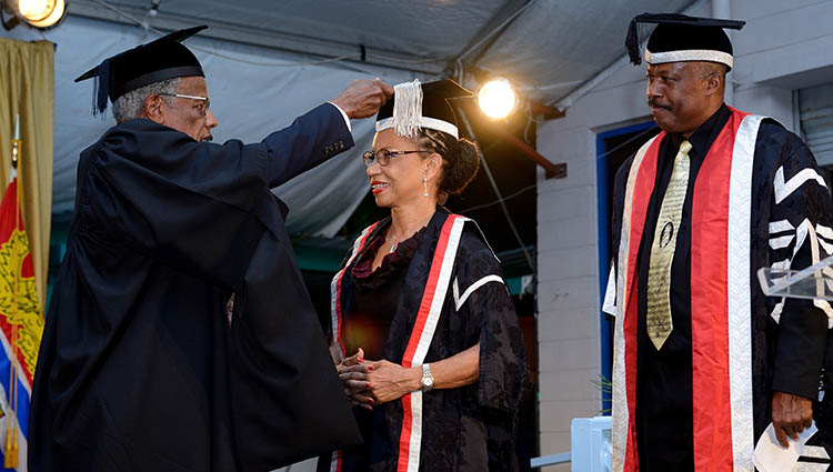 Ceremony to mark Professor Barriteau's induction as Pro Vice-Chancellor and Principal - Dec 12, 2015 - International Magazine Kreol Ceremony to mark Professor Barriteau's
