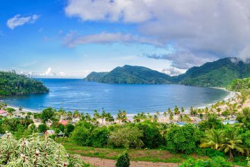Maracas Bay located in the beautiful island of Trinidad