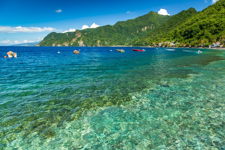 Soufriere Bay, Dominica, Caribbean - International Magazine Kreol Soufriere Bay, Dominica, Caribbean