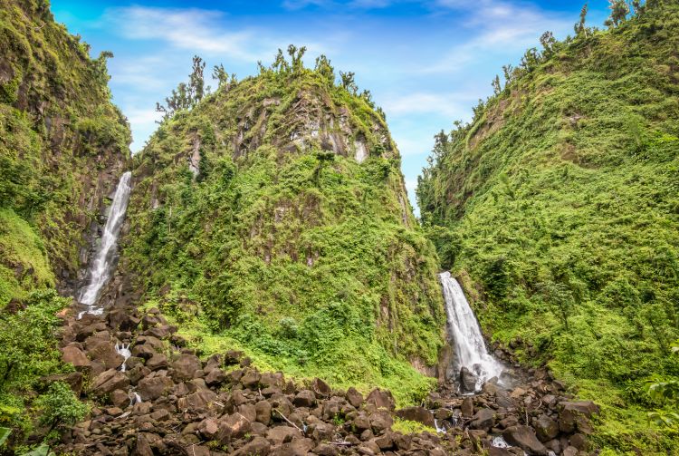 Trafalgar Falls, Morne Trois Pitons National Park - International Magazine Kreol Trafalgar Falls, Morne Trois Pitons National Park