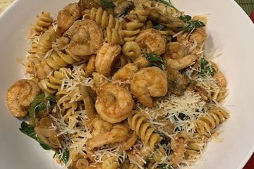 Zydeco Creole Trinity Shrimp Pasta