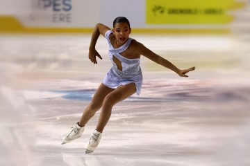 Starr Andrews performing the 2019 Internationaux de France, First African American woman, Figure Skating