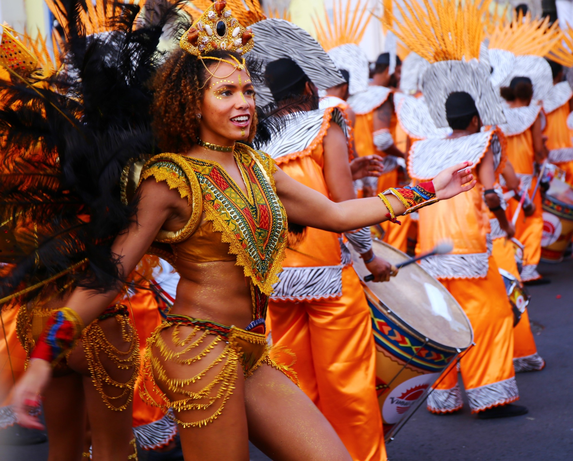 Colorful carnival festival in Mindelo Photo: Elena Ska - International Magazine Kreol Colorful carnival festival in Mindelo Photo: Elena Ska