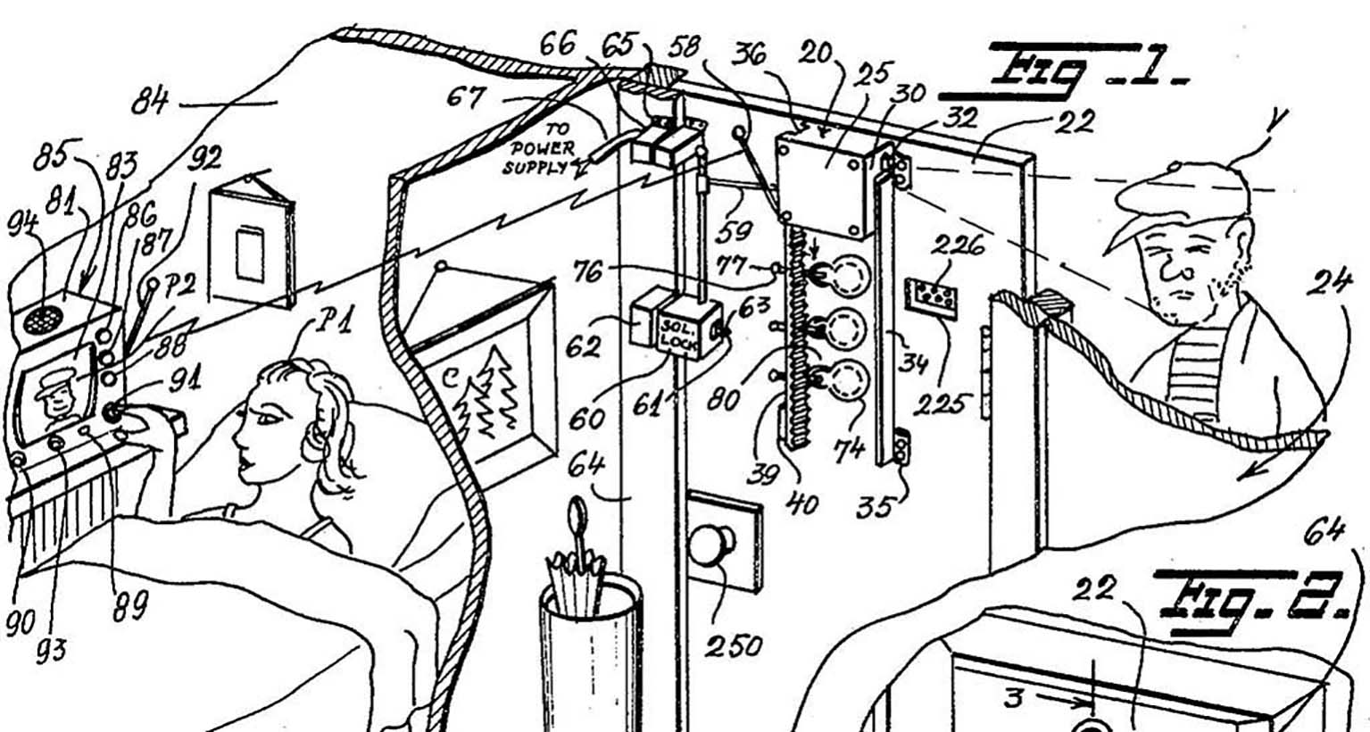 Marie Van Brittan Brown concept sketch - International Magazine Kreol Marie Van Brittan Brown
