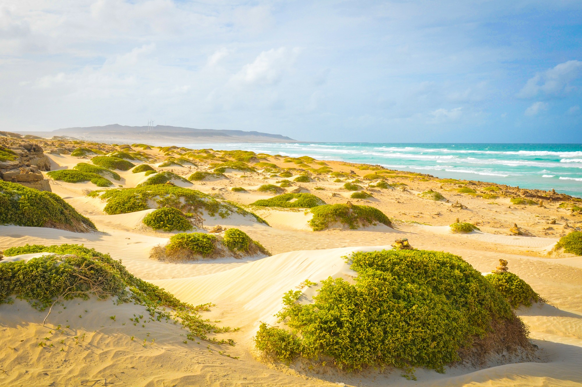 Above: beach in Boa Vista, Cape Verde - International Magazine Kreol Above: beach in Boa Vista, Cape Verde