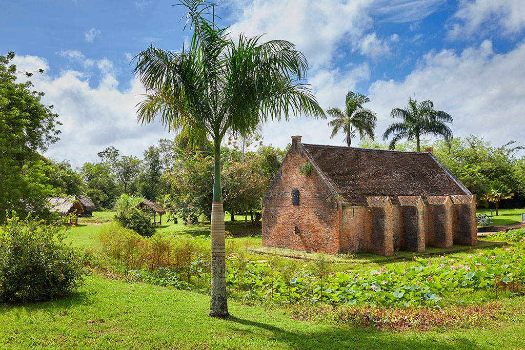 Gun,Powder,Storage,Building,(1778),Of,Fort,New,Amsterdam,(1734) - International Magazine Kreol Suriname