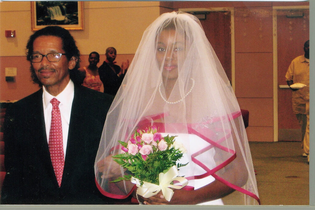 Omar Casimier - International Magazine Kreol Omar Casimire, walks his daughter down the aisle on her wedding day September 01, 2006.
