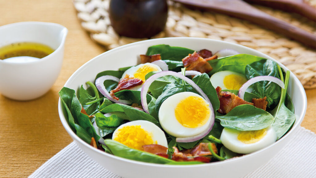 Creole Spinach Salad
