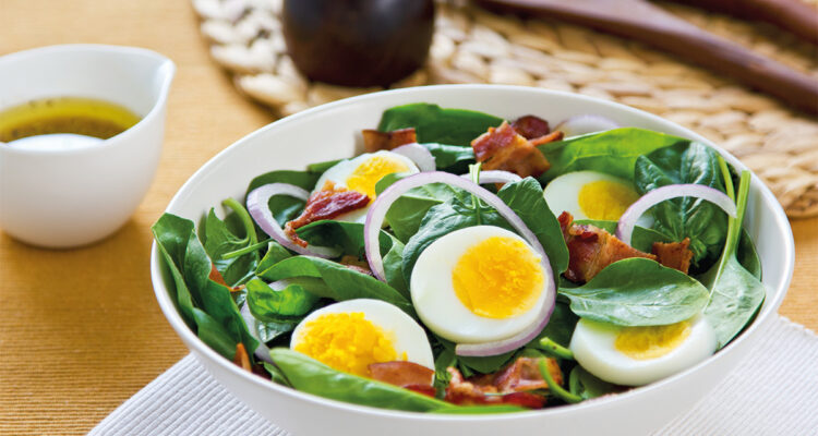 Spinach Salad featured - International Magazine Kreol Creole Spinach Salad