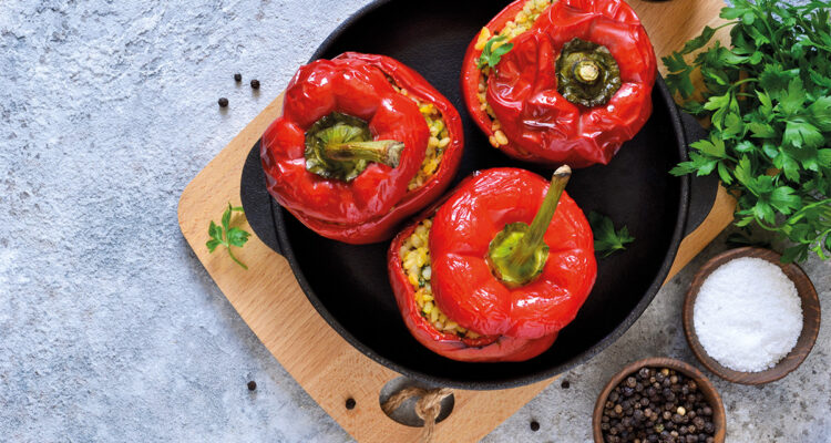 Stuffed Bell Peppers featured - International Magazine Kreol Stuffed Bell Peppers