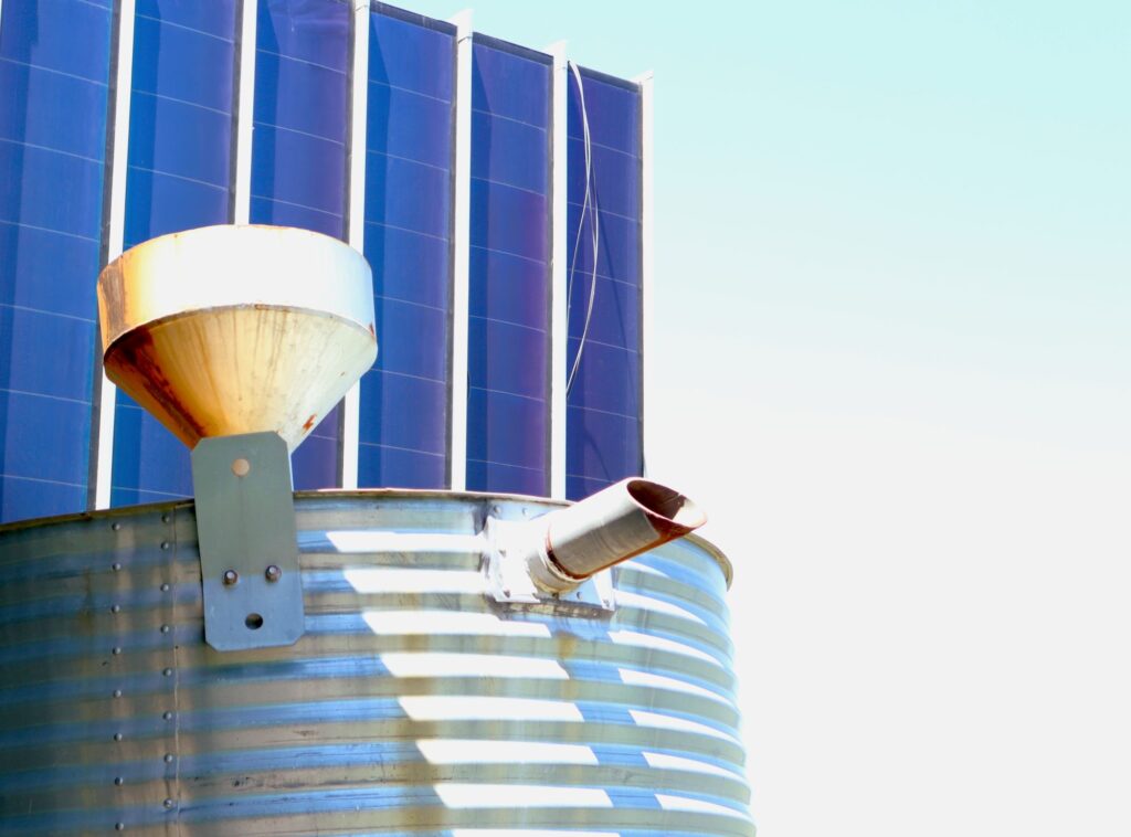 Solar Panel and Cistern - International Magazine Kreol Architecture of Life in Louisiana