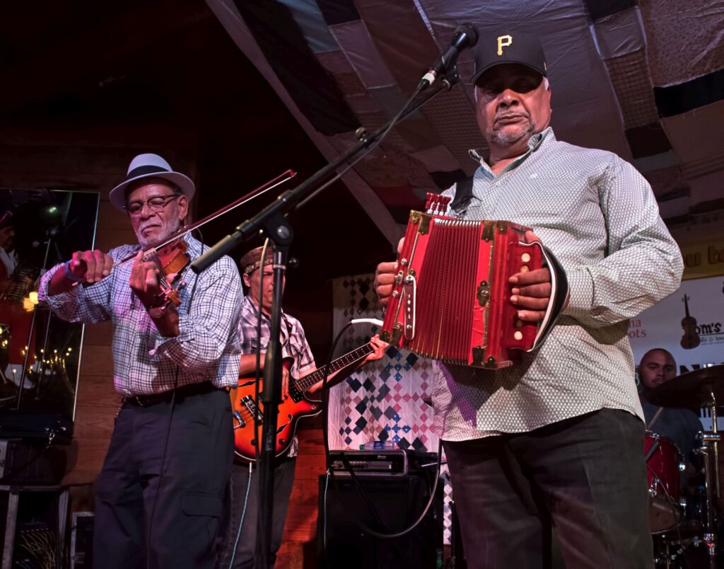 Preston Frank and Ed Poullard, Blackpot Festival, 2018 - International Magazine Kreol Preston Frank