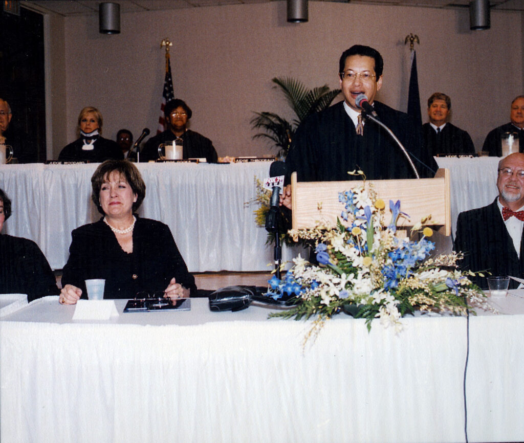 Judge_Thibo018 - International Magazine Kreol Thibodeaux delivers remarks at chief judge swearing in ceremony
