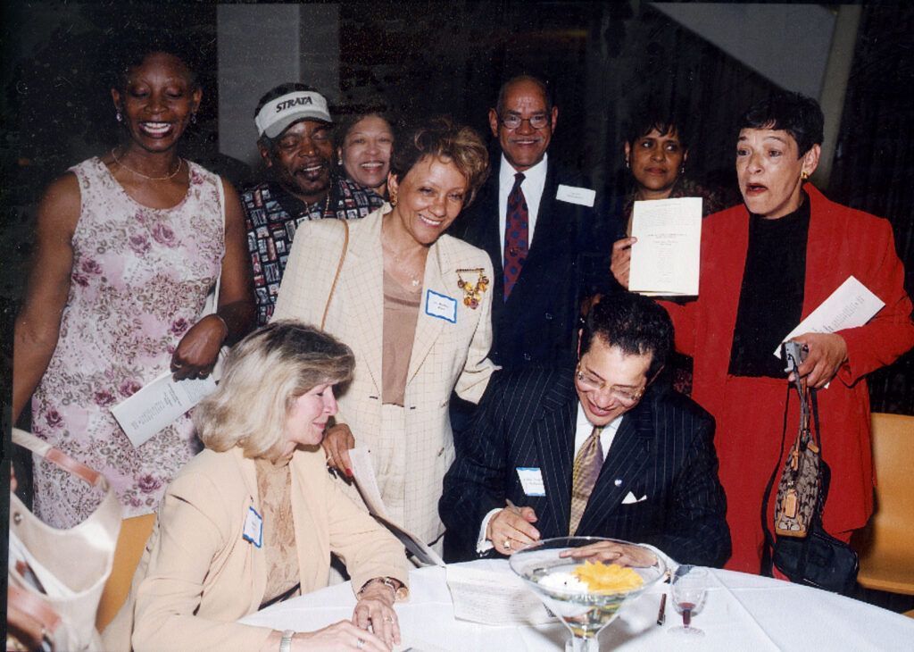 Judge_Thibo075 - International Magazine Kreol Thibodeax with Family and friends at chief judge swearing in ceremony, 2004