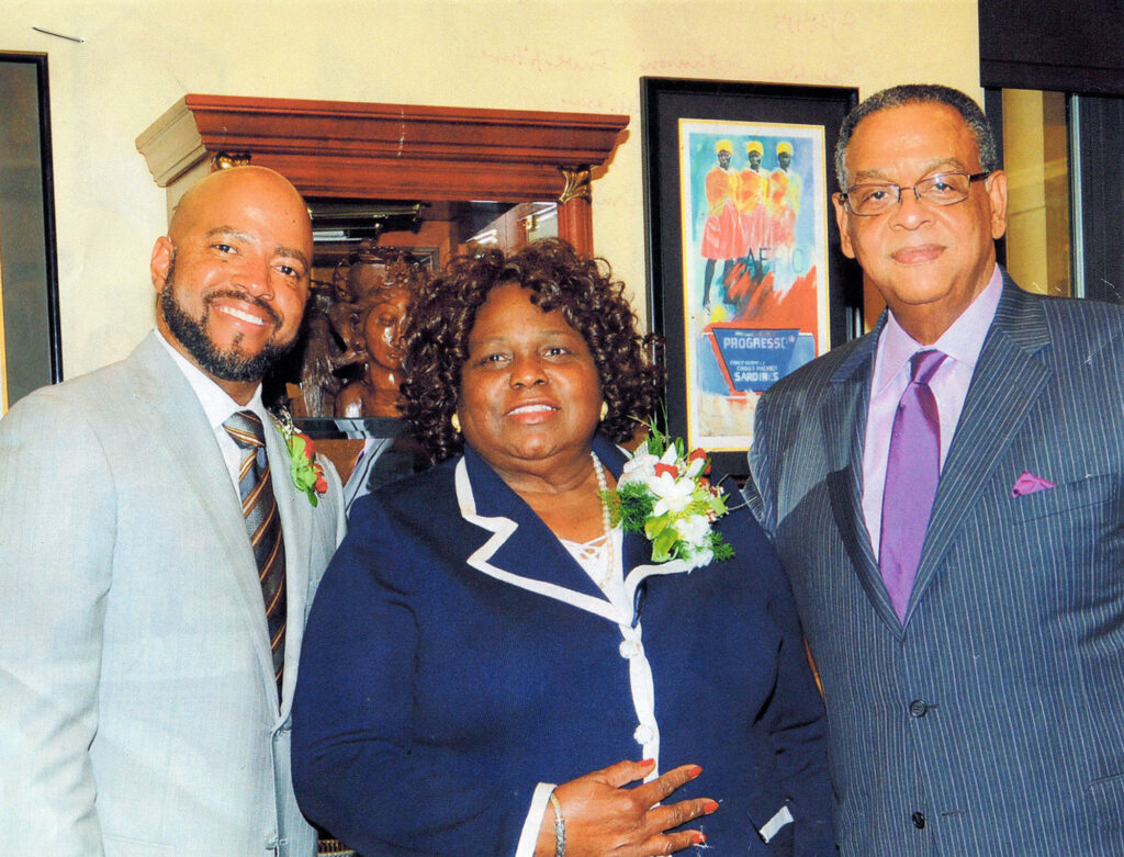 james williams justice johnson judge lombard - International Magazine Kreol Chief Justice Johnson of Louisiana Supreme Court (centre) with Attorney James Williams (left) and Judge Edwin Lombard (right), close friends of Judge Thibodeaux