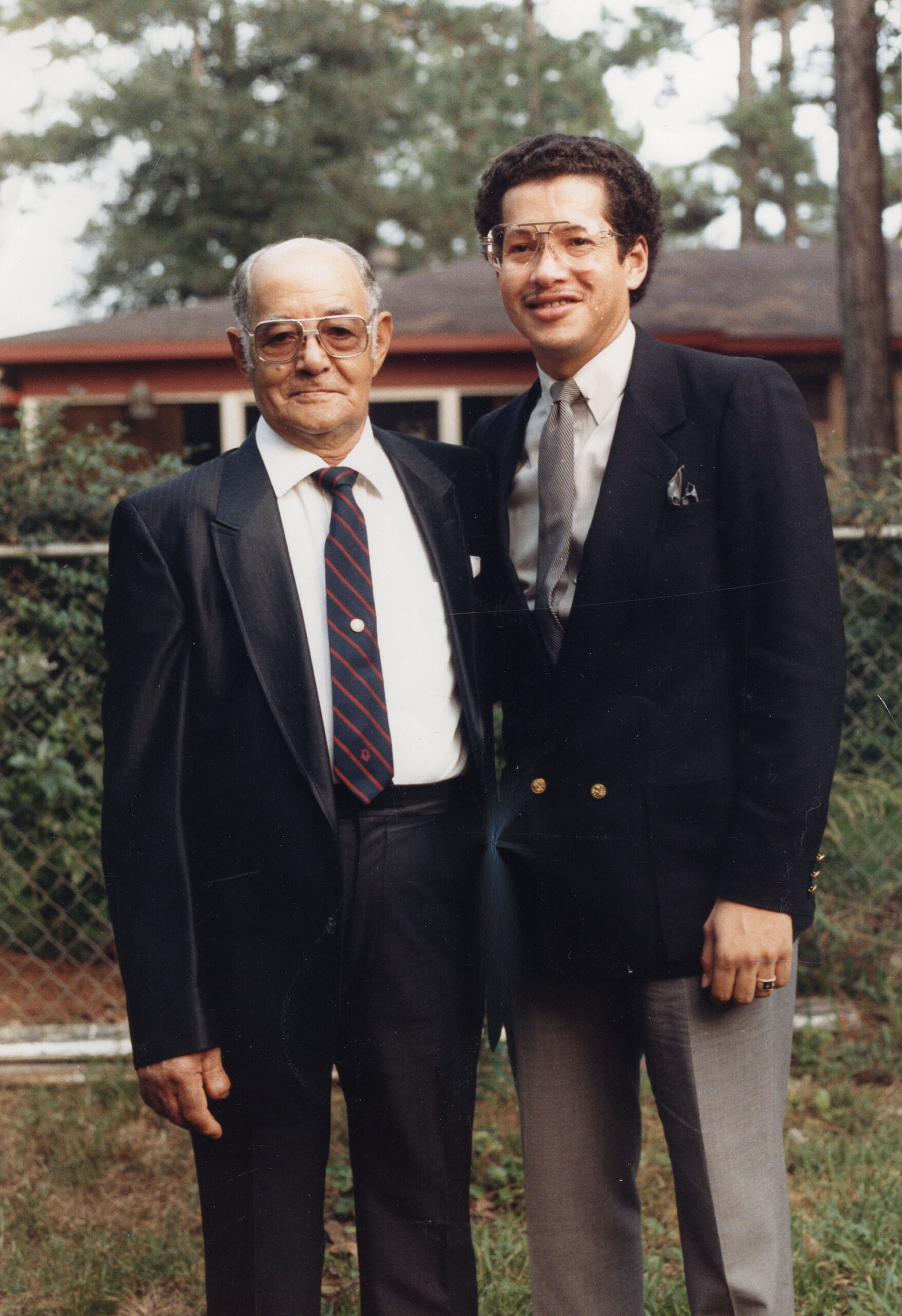 with Father - International Magazine Kreol Thibodeax and his father
