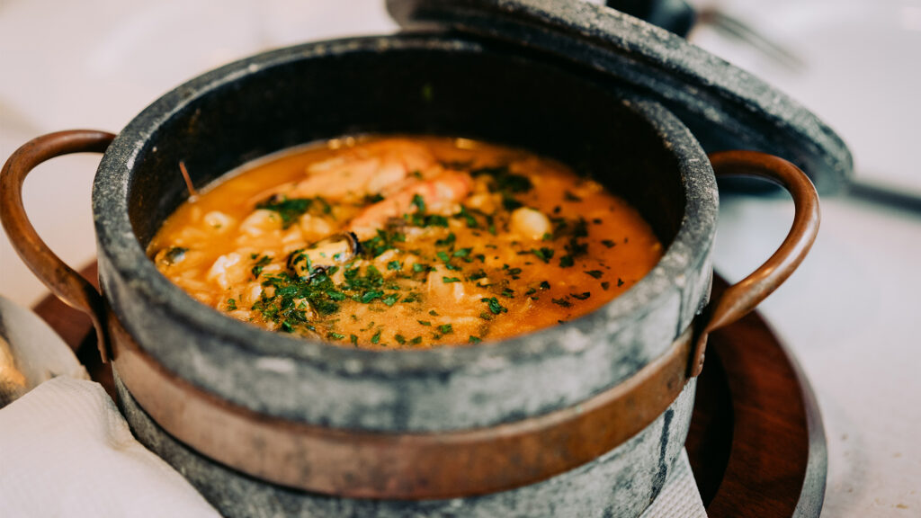 Recipes - Cape Verde Cachupa Rica (Seafood Version) - International Magazine Kreol Recipes - Cape Verde Cachupa Rica (Seafood Version)