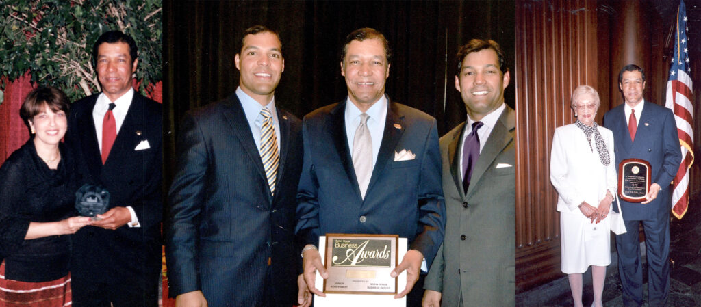 Left: 2001 – Baton Rouge Good Growth Coalition Award. Middle: 2013 – Baton Rouge Business Report’s Company of the Year Award (Under 100 Employees). Right: 2003 – EPA’s Administrator’s Award for Outstanding Accomplishments by an MBE Enterprise. - International Magazine Kreol Left: 2001 – Baton Rouge Good Growth Coalition Award. Middle: 2013 – Baton Rouge Business Report’s Company of the Year Award (Under 100 Employees). Right: 2003 – EPA’s Administrator’s Award for Outstanding Accomplishments by an MBE Enterprise.