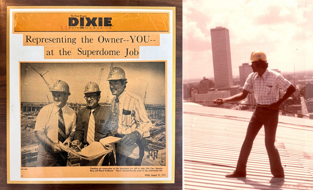 Superdome during the construction - International Magazine Kreol Superdome during the construction