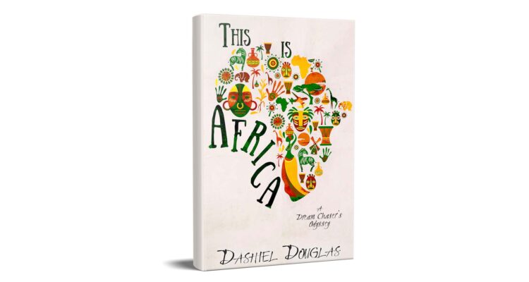Africa - International Magazine Kreol Book cover featuring colorful African-inspired artwork forming the continent shape; title 'This Is Africa' and author 'Dashiel Douglas' visible on the cover.