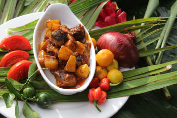 Fried Bonito with Pumpkin