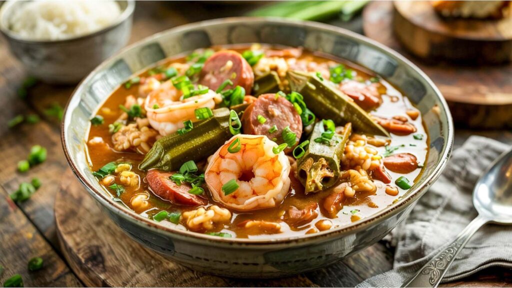 Recipe - International Magazine Kreol Louisiana Creole Shrimp and Okra Gumbo