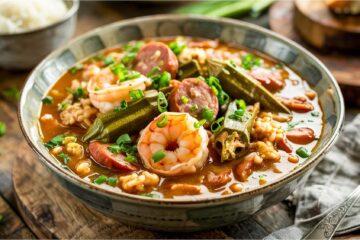 Louisiana Creole Shrimp and Okra Gumbo