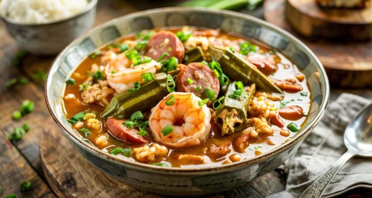 Recipe - International Magazine Kreol Louisiana Creole Shrimp and Okra Gumbo